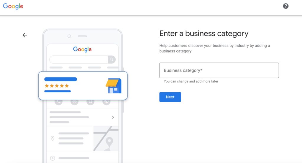 How to add category to Google Business Listing